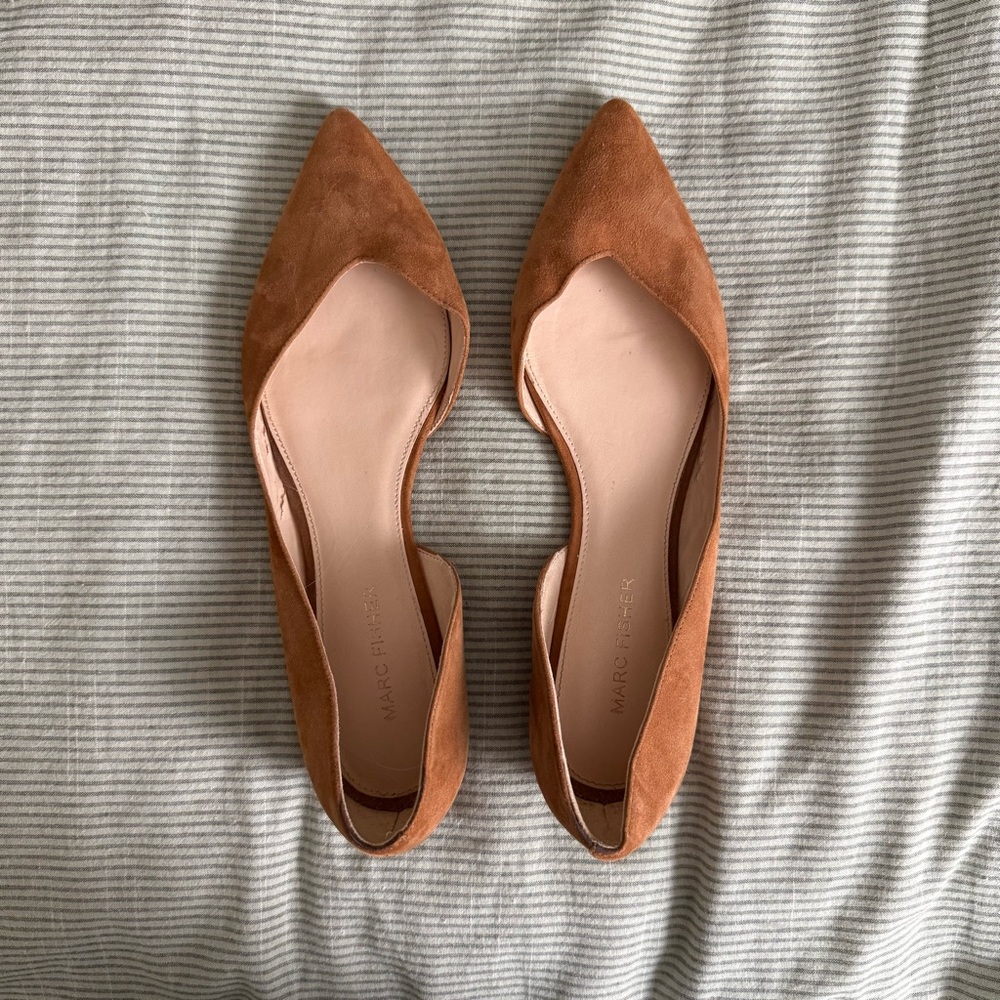 Marc Fisher Suede Flats